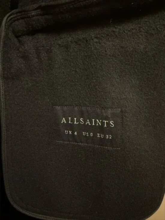 ALLSAINTS Bree Coat Black - Picture 5 of 5